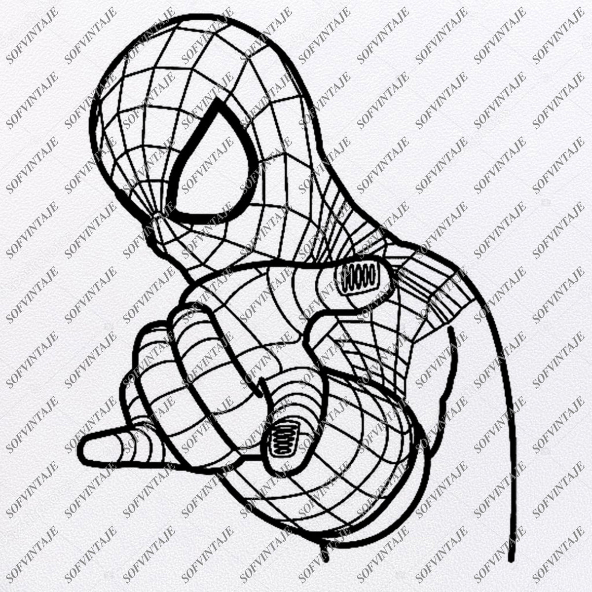 Unleash the Web-Slinging Wonder with Spiderman SVG Cut File