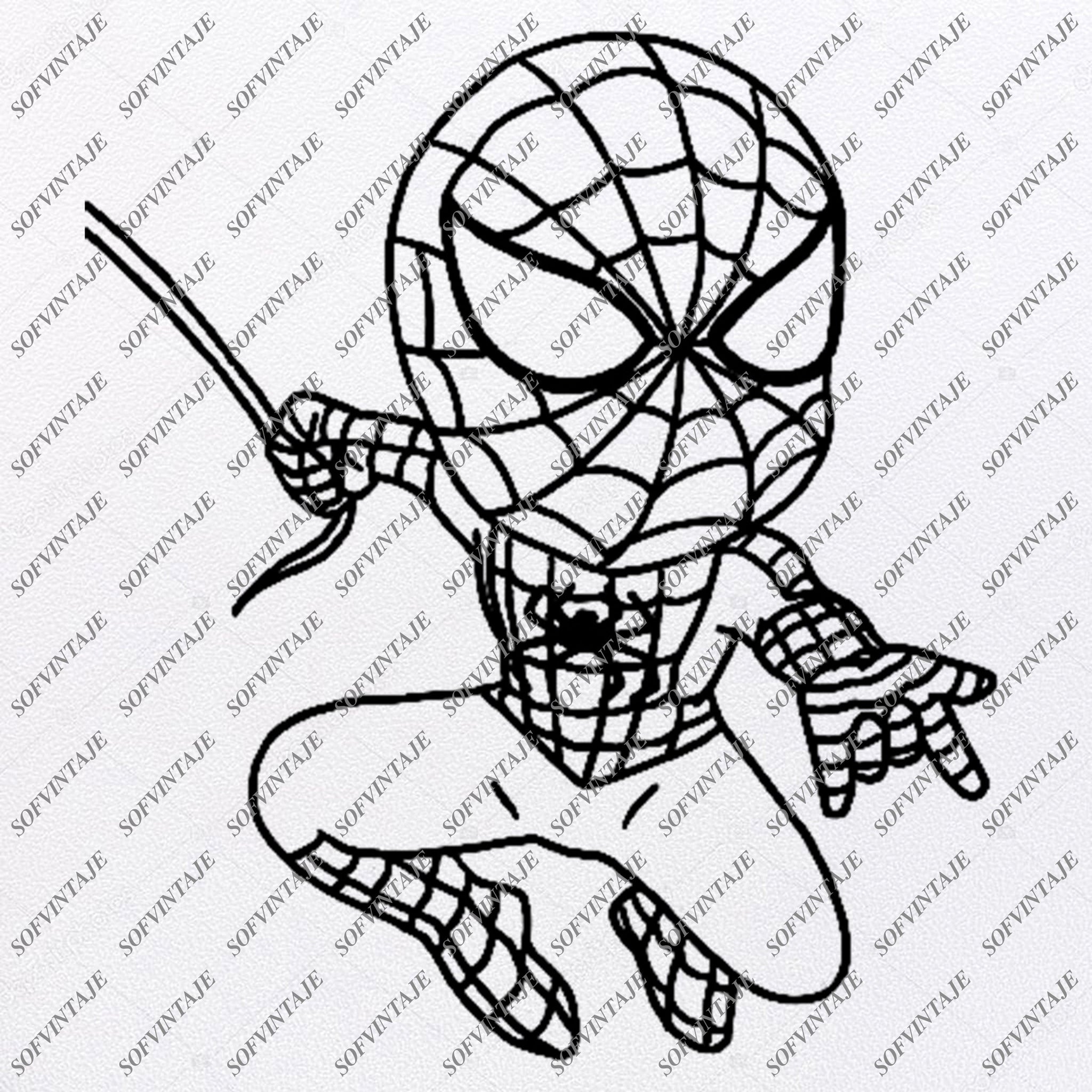 Free Free 172 Silhouette Free Spiderman Svg SVG PNG EPS DXF File