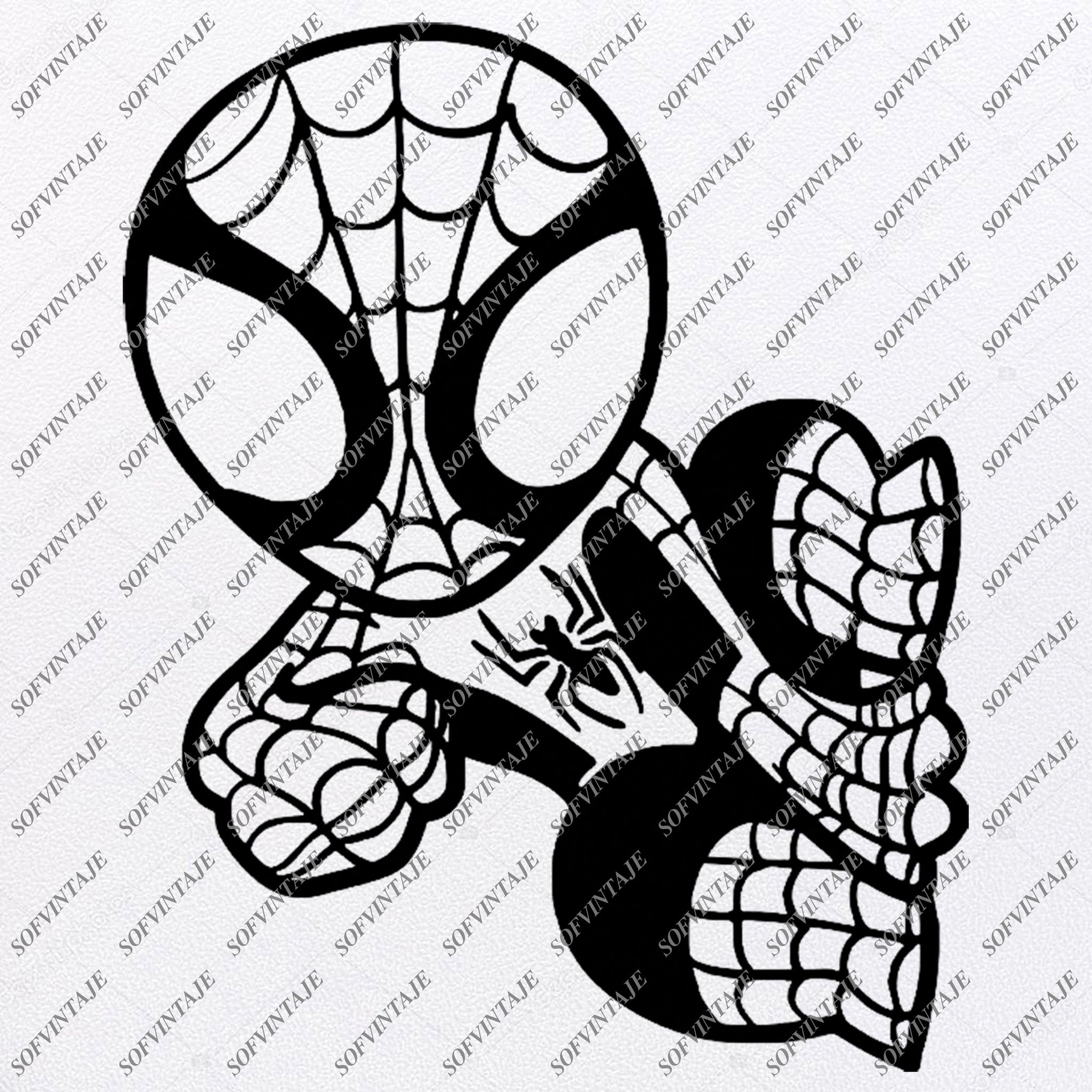 Download Spiderman Svg File Spiderman Original Svg Designtattoo Svg Spiderman C Sofvintaje