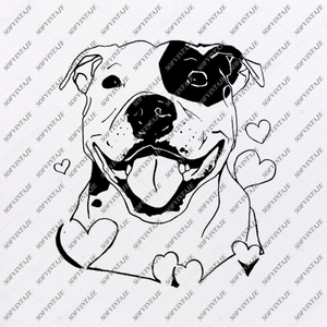 Free Staffordshire Bull Terrier Svg 524 SVG PNG EPS DXF File