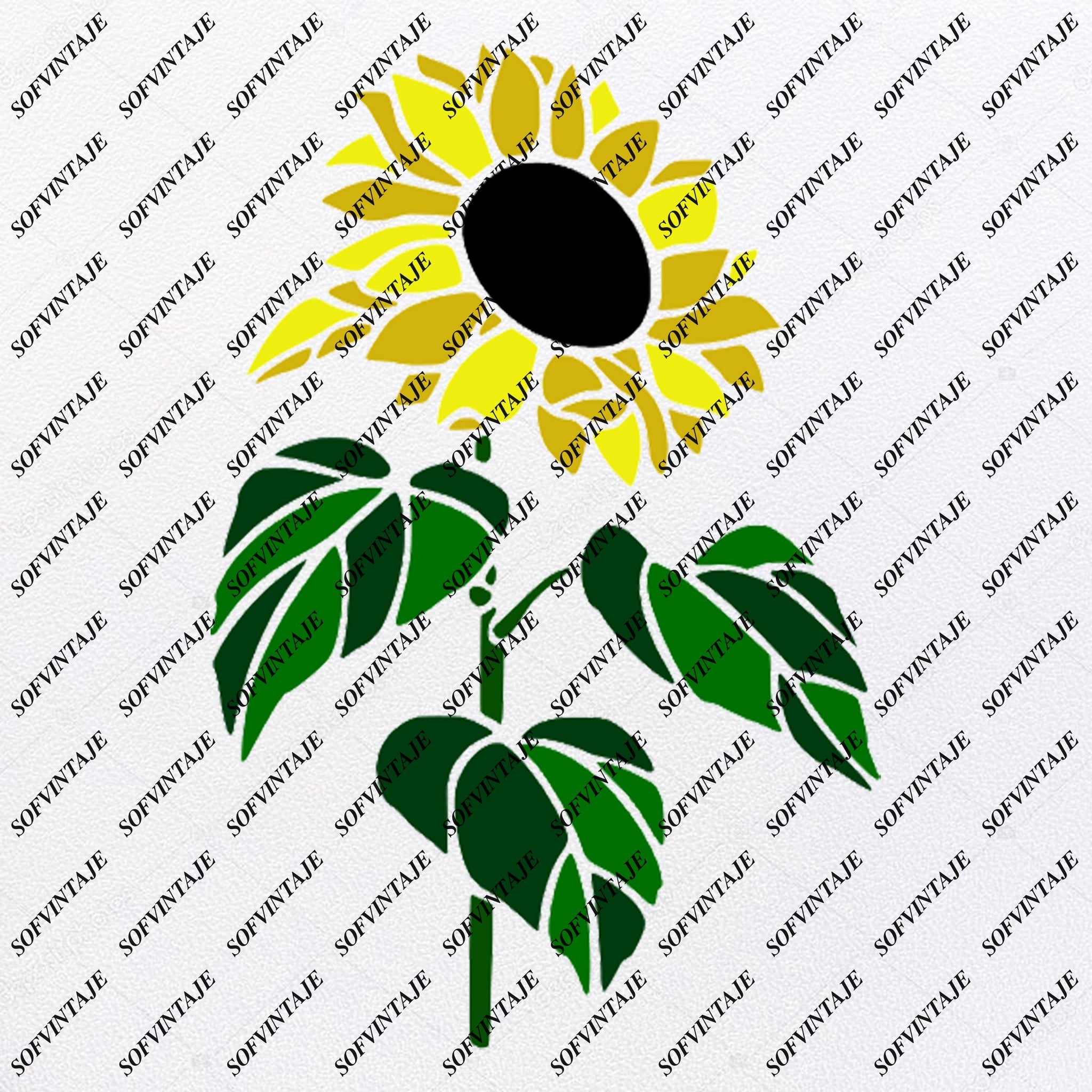 Download Sunflower Svg File Flower Of Love Original Svg Design Tattoo Svg Clip Sofvintaje