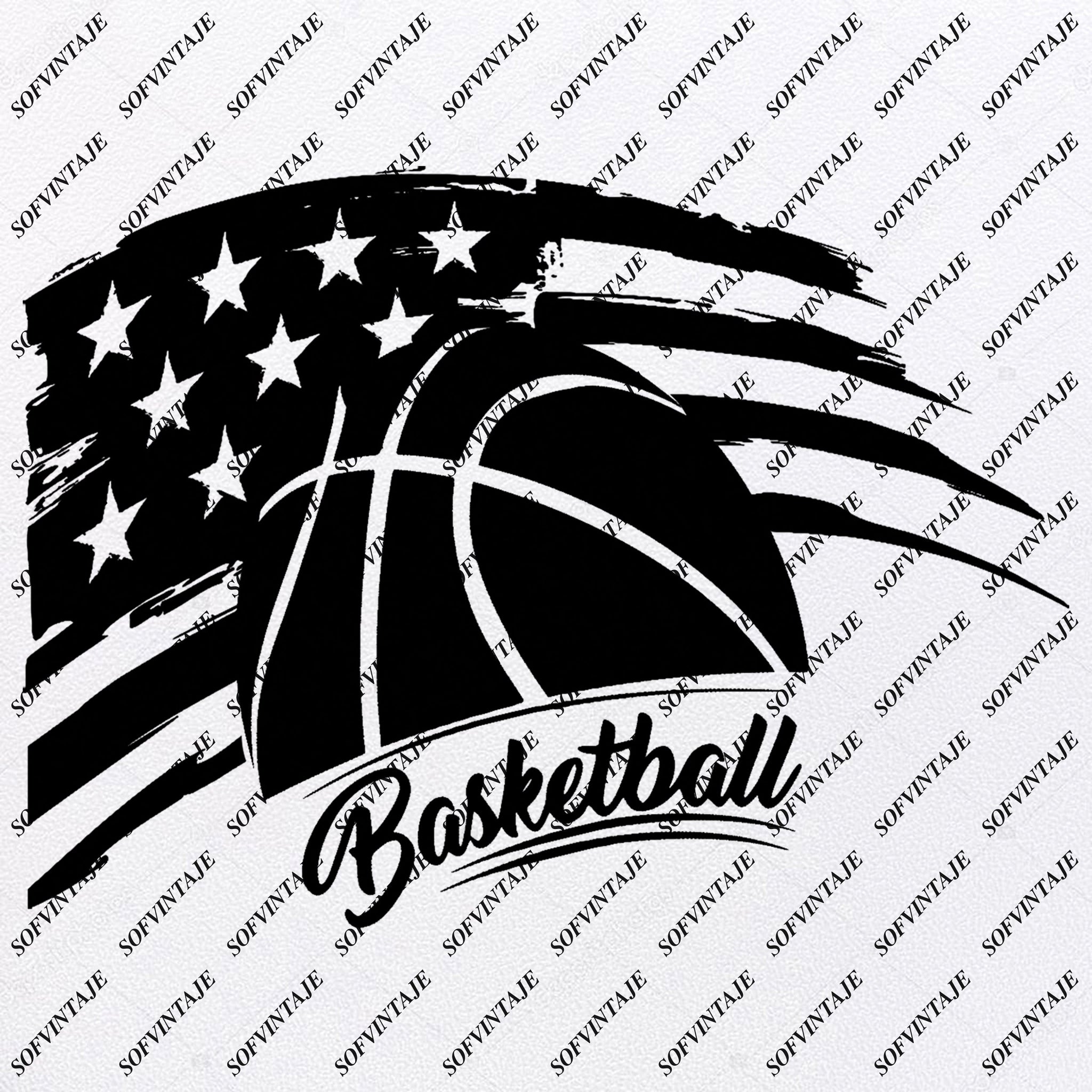 Download Usa Flag Basketball Basketball Svg File Basketball Clip Art Ame Sofvintaje