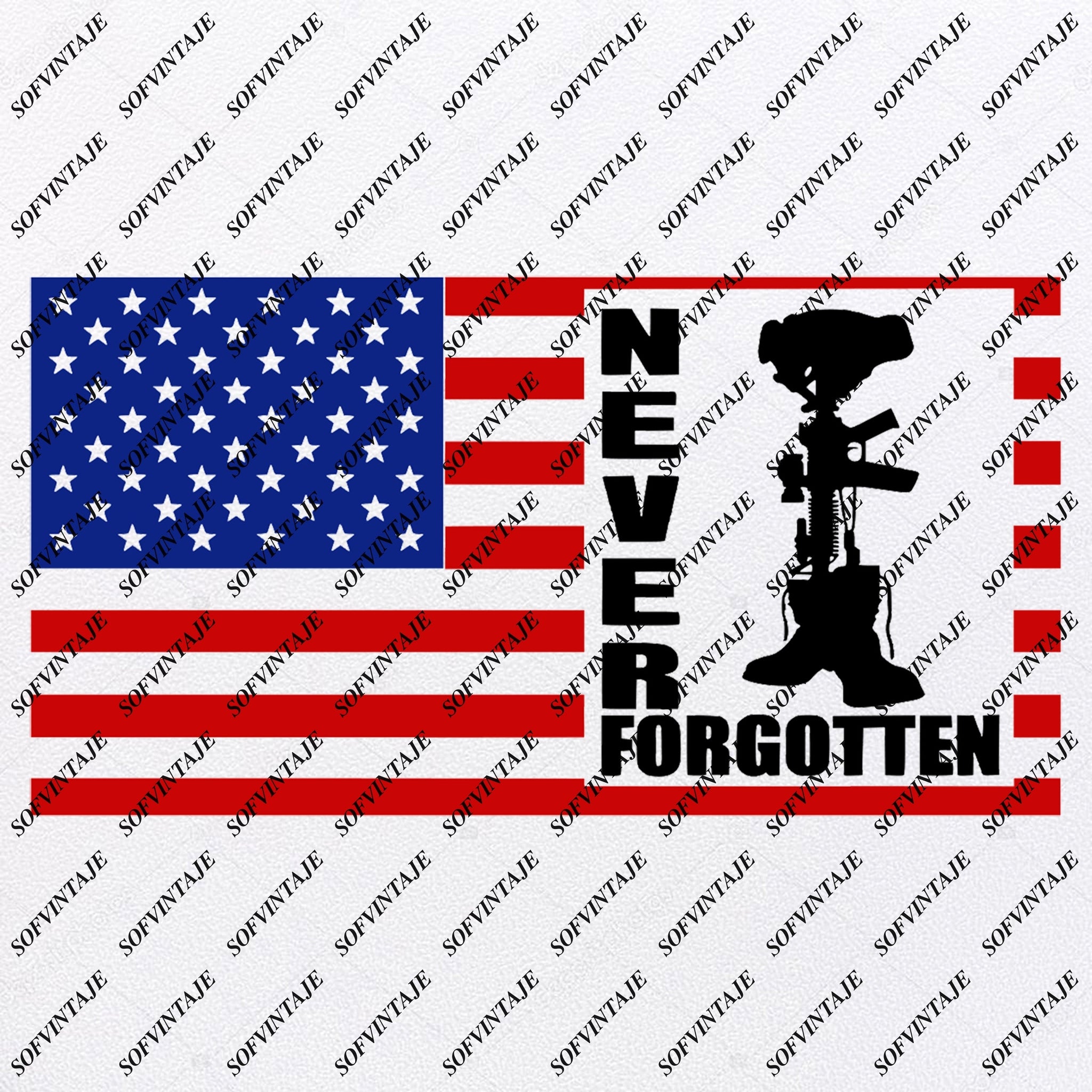 Download Usa Flag Svg File-American flag soldier Svg File-Never ...