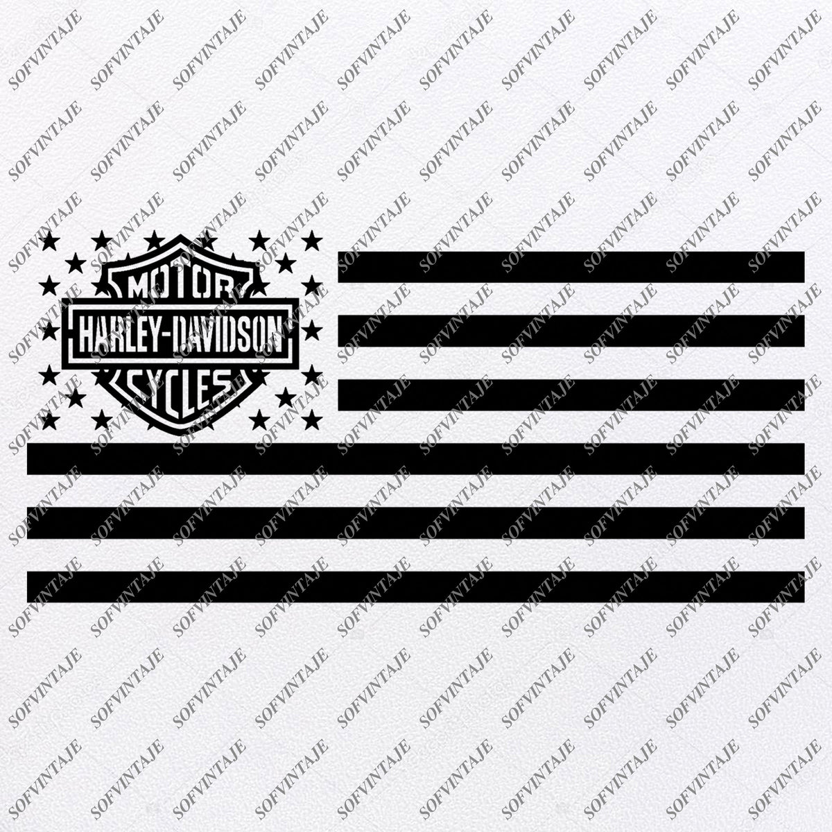 Download USA Flag - Harley Davidson Svg File - Motorcycle Harley ...