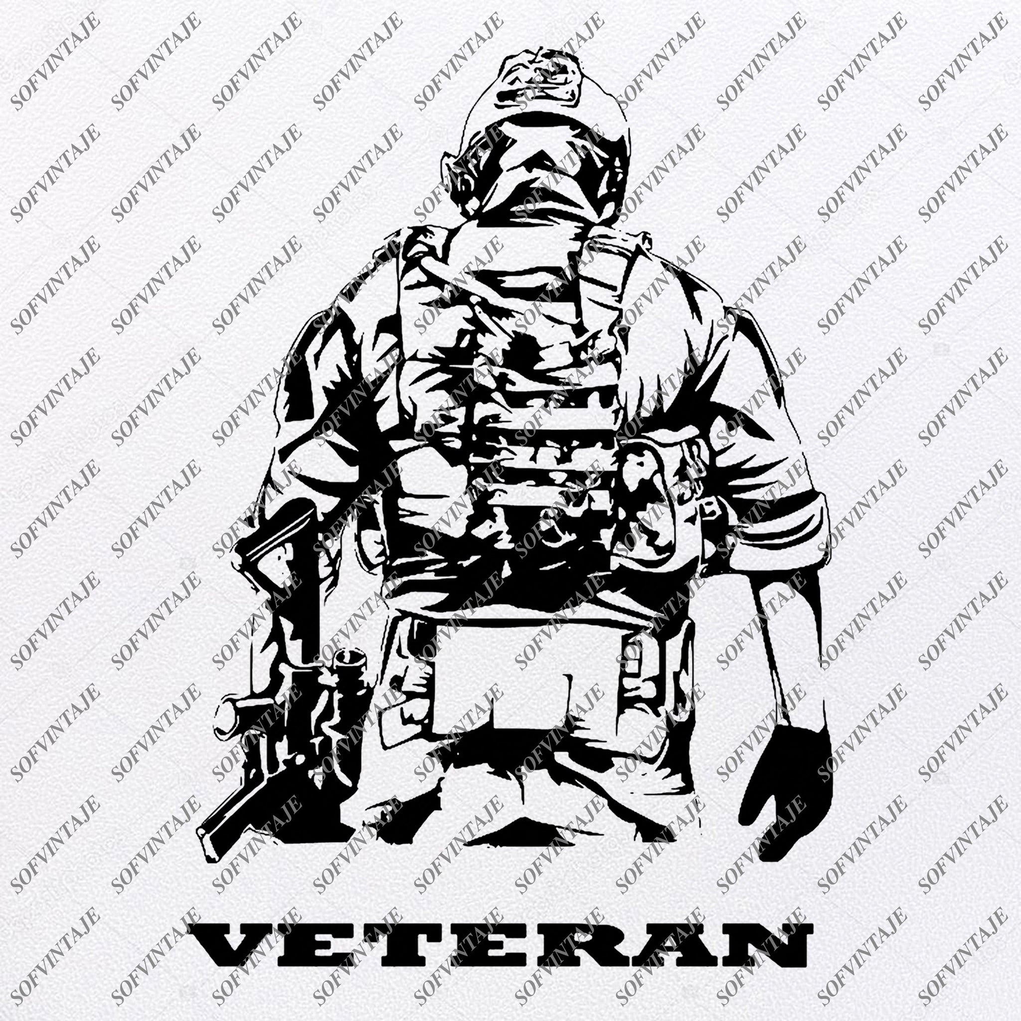 Download Veteran Svg File Hero Of America Soldier Svg File American Veteran Svg Sofvintaje