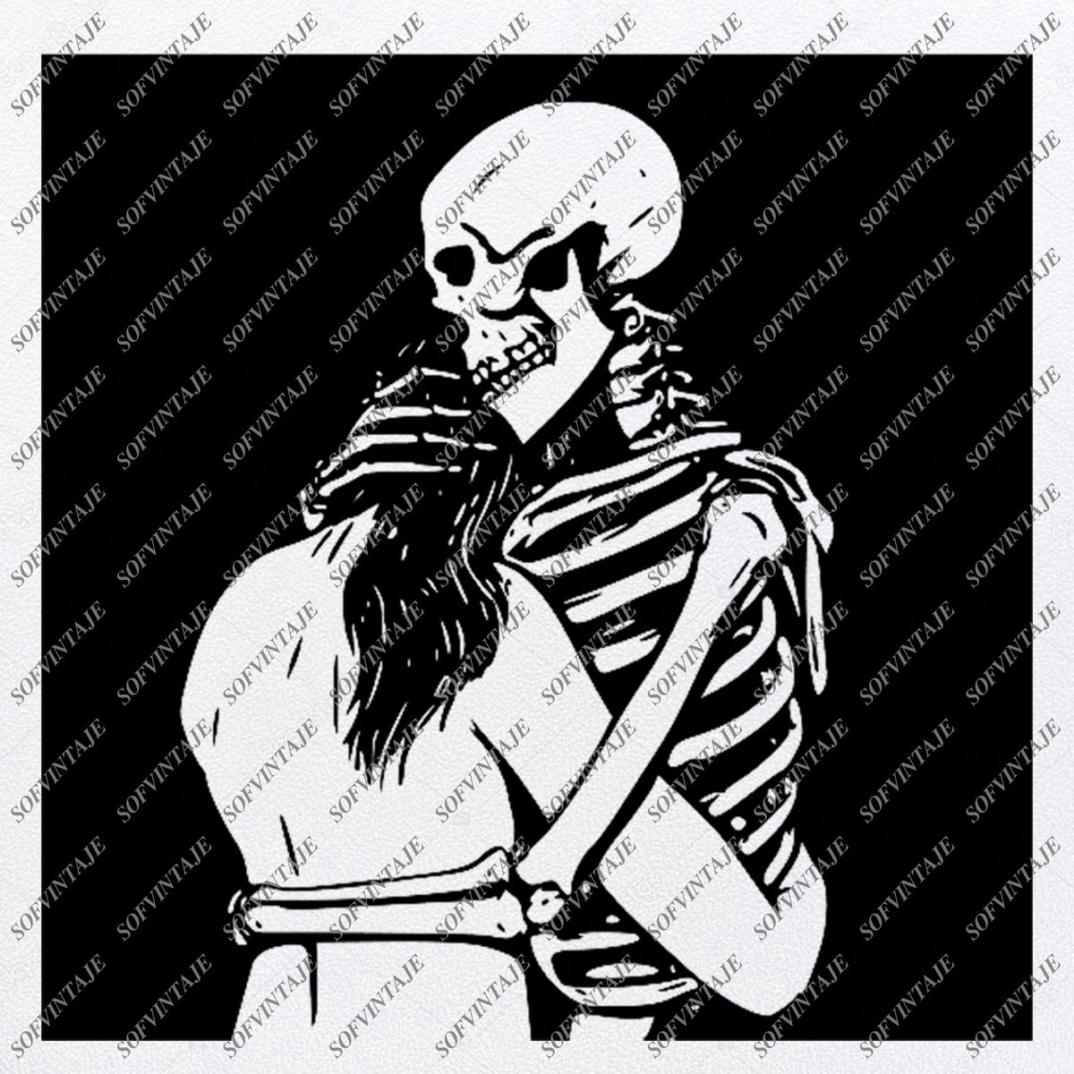 Download Girl And Skeleton Svg File-Girl And Skeleton Original ...