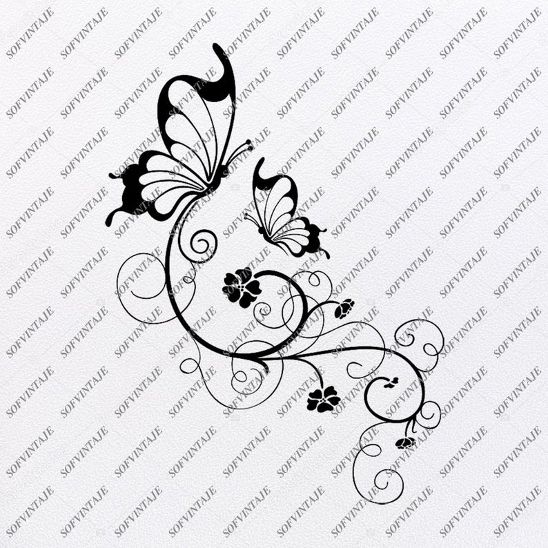 Download Butterflies Svg Butterflies Svg File Butterflies Design Clipart Butter Sofvintaje