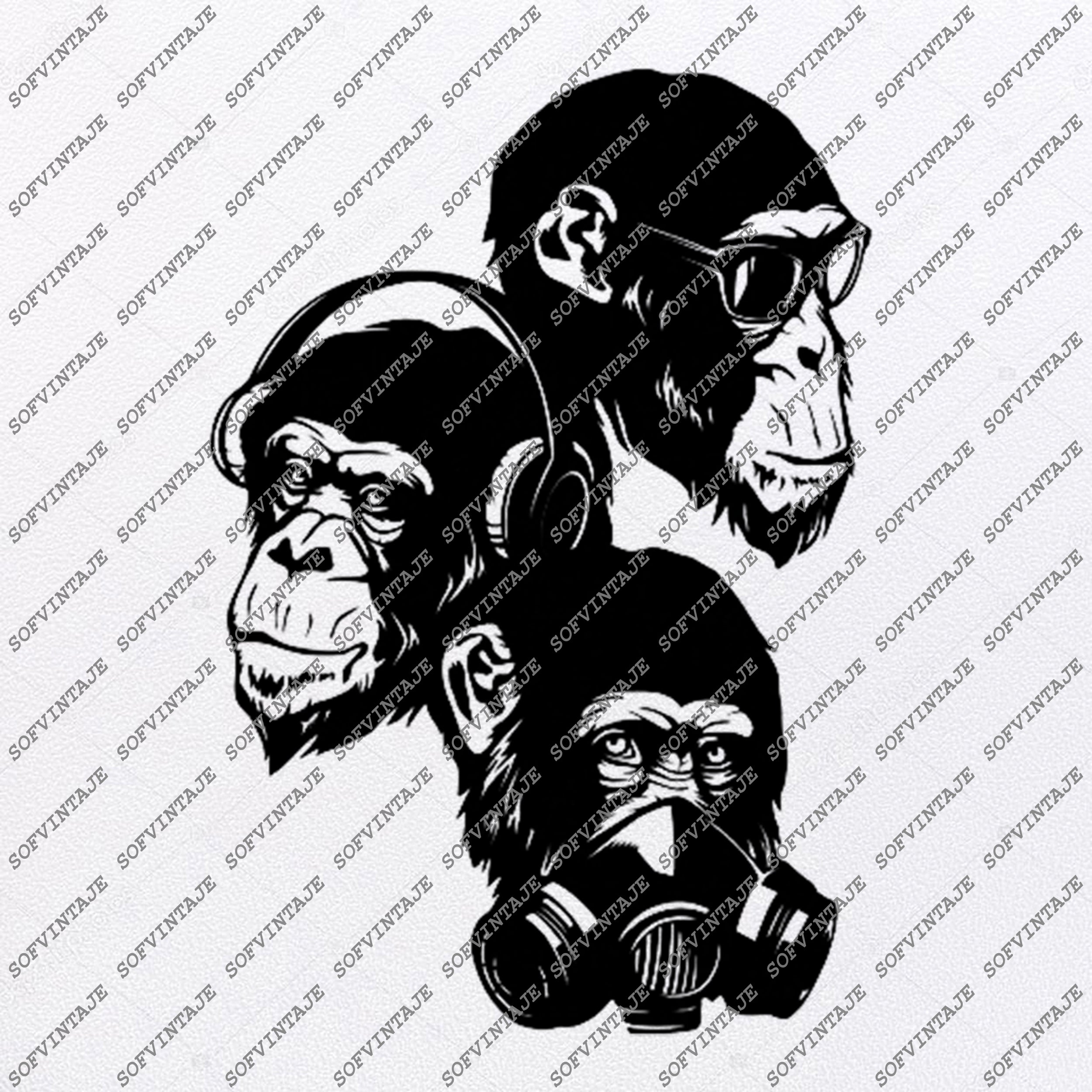Download Monkey Svg File Monkey Svg Design Clipart Animals Svg File Animals Png Sofvintaje
