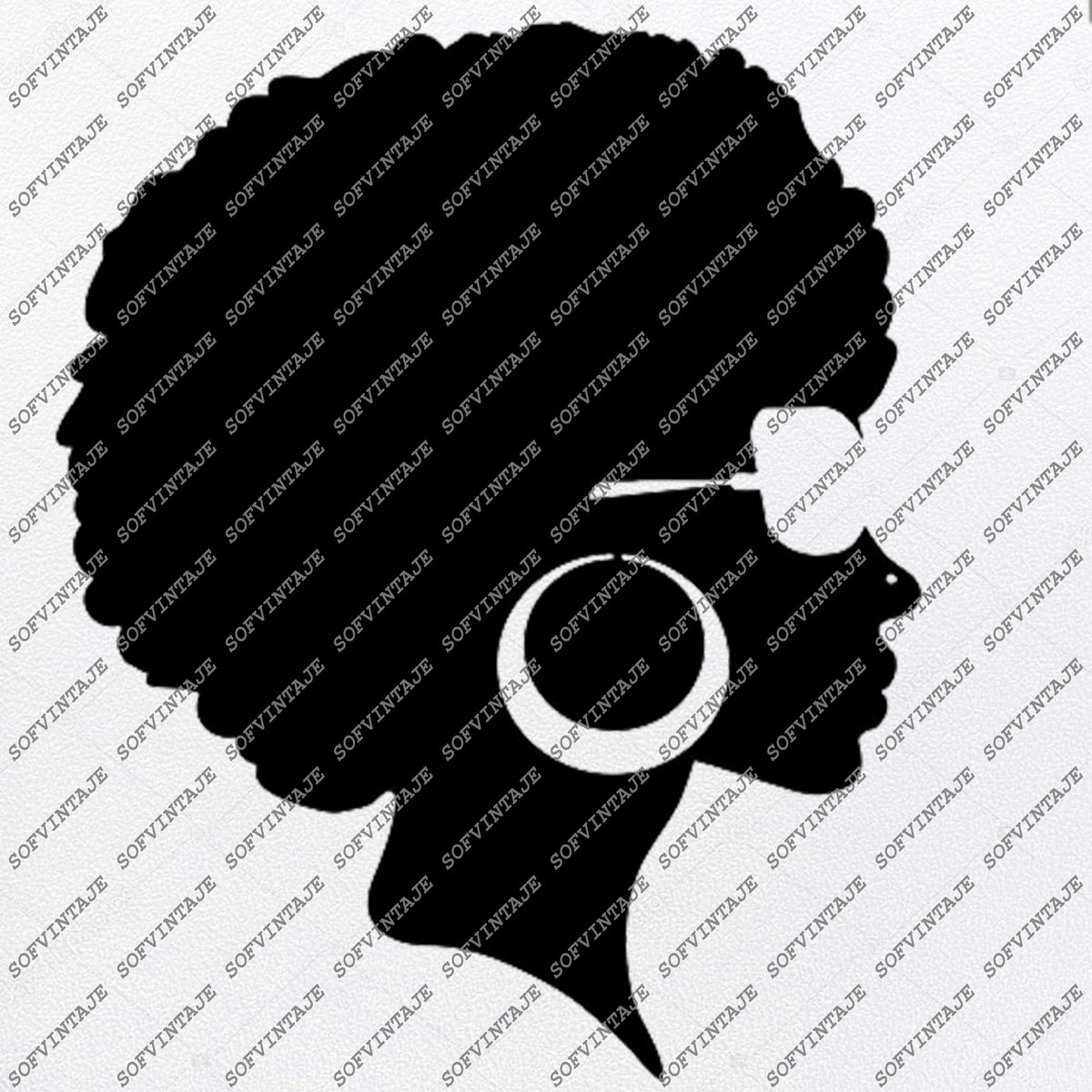 Download African American Girl Silhouette Svg Files - Svg Files For ...