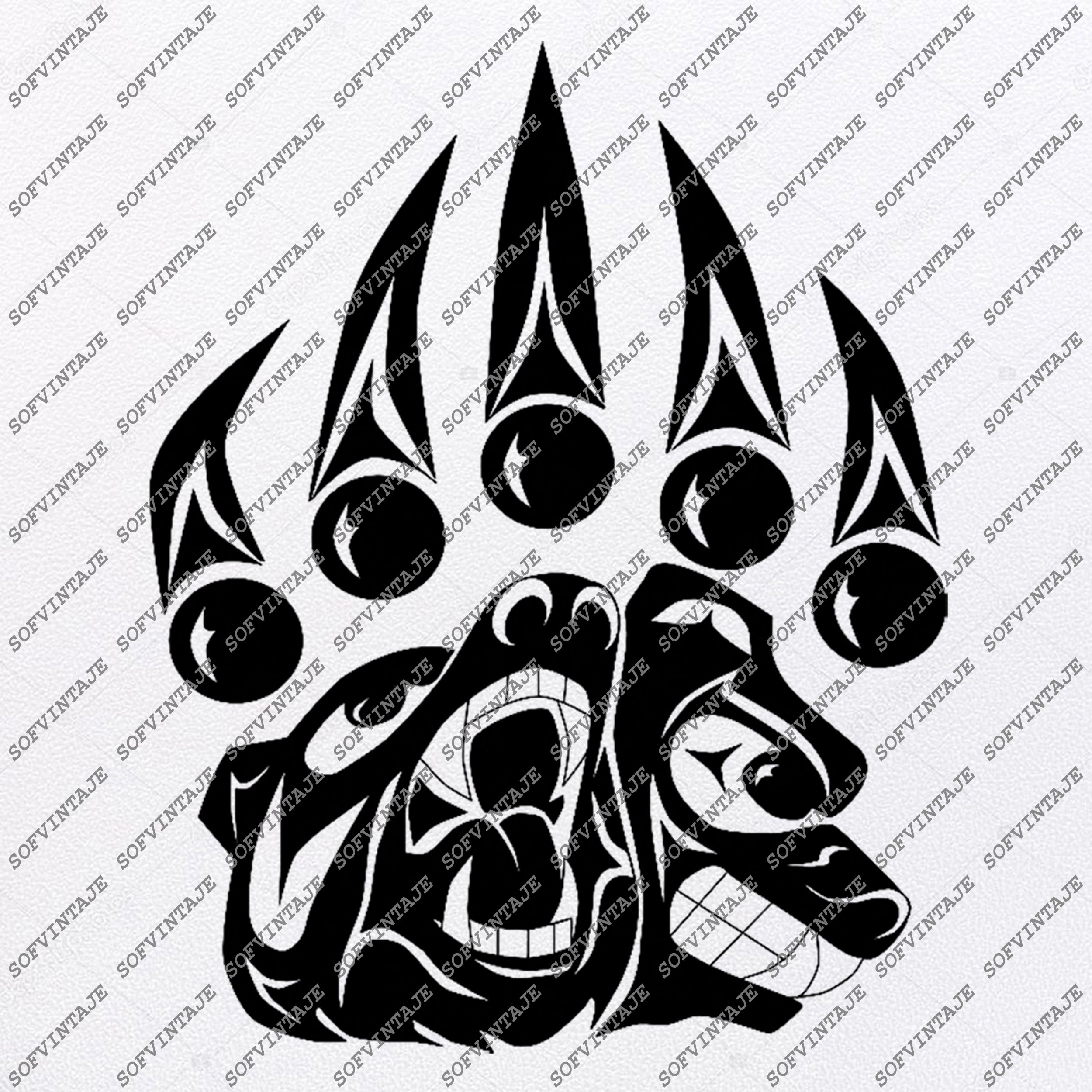 Free Free Bear Paw Svg File 366 SVG PNG EPS DXF File