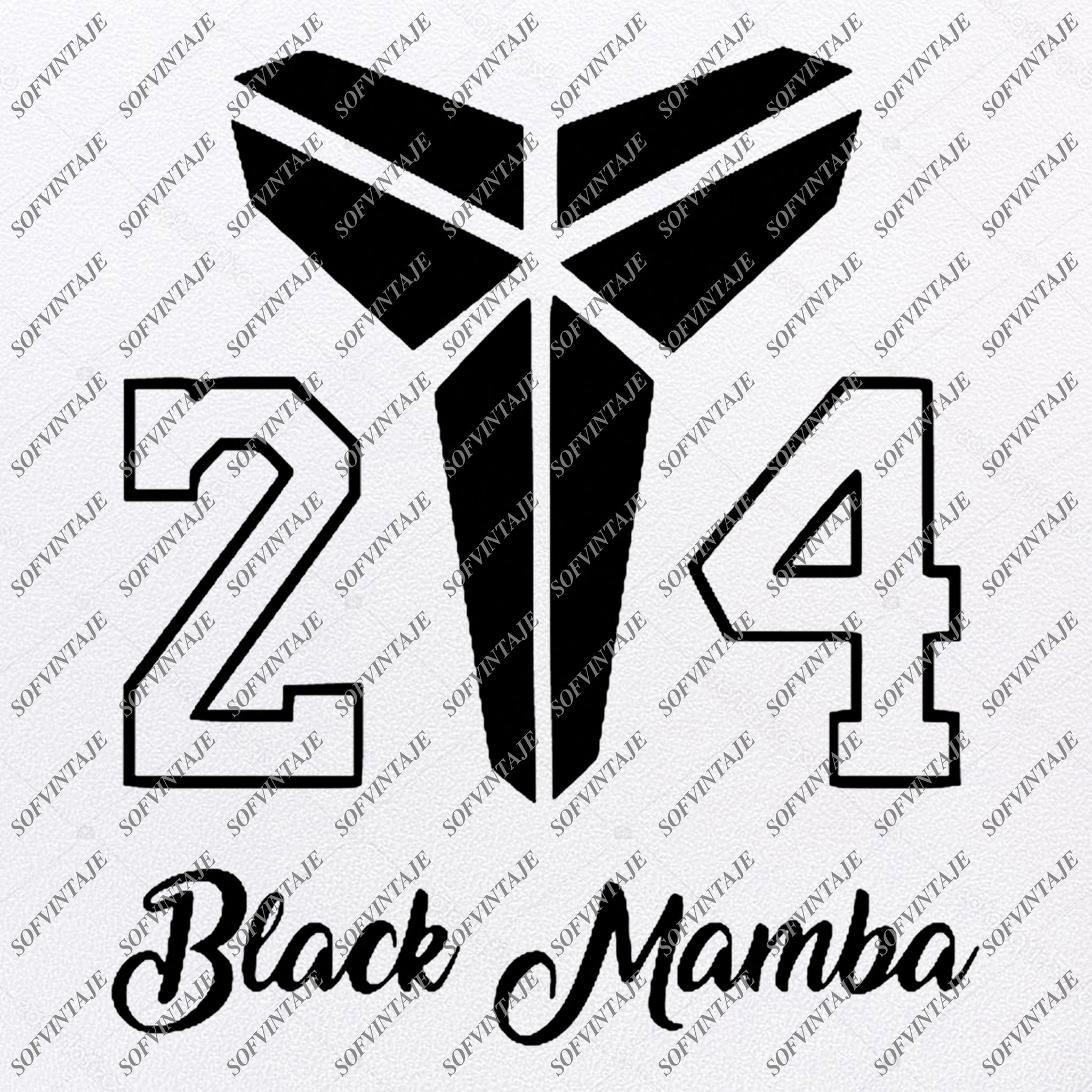 Black Mamba-Kobe Bryant Svg -Los Angeles Lakers Svg ...