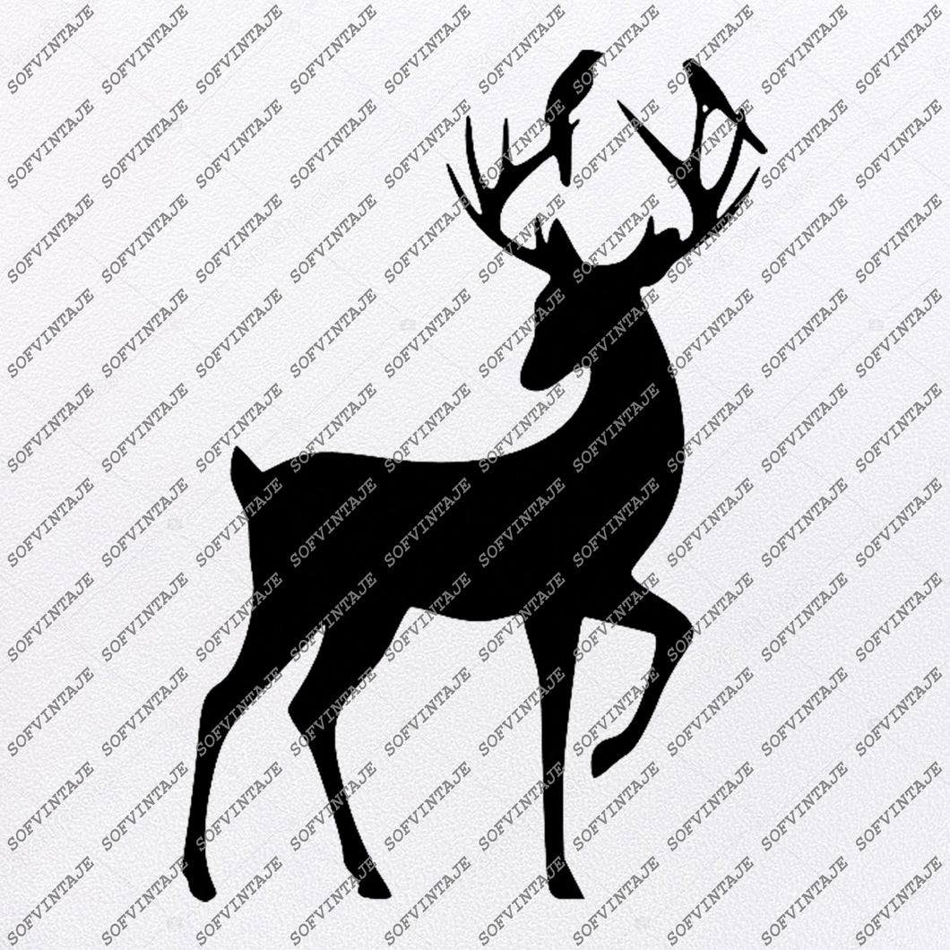 Download Deer Svg File Deer Original Svg Design Animals Svg Tattoo Svg Clip Art Sofvintaje