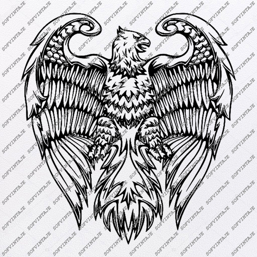 Download Eagle Svg File - Eagle Tattoo Svg Design-Clipart-Animals Svg File-Anim - SOFVINTAJE