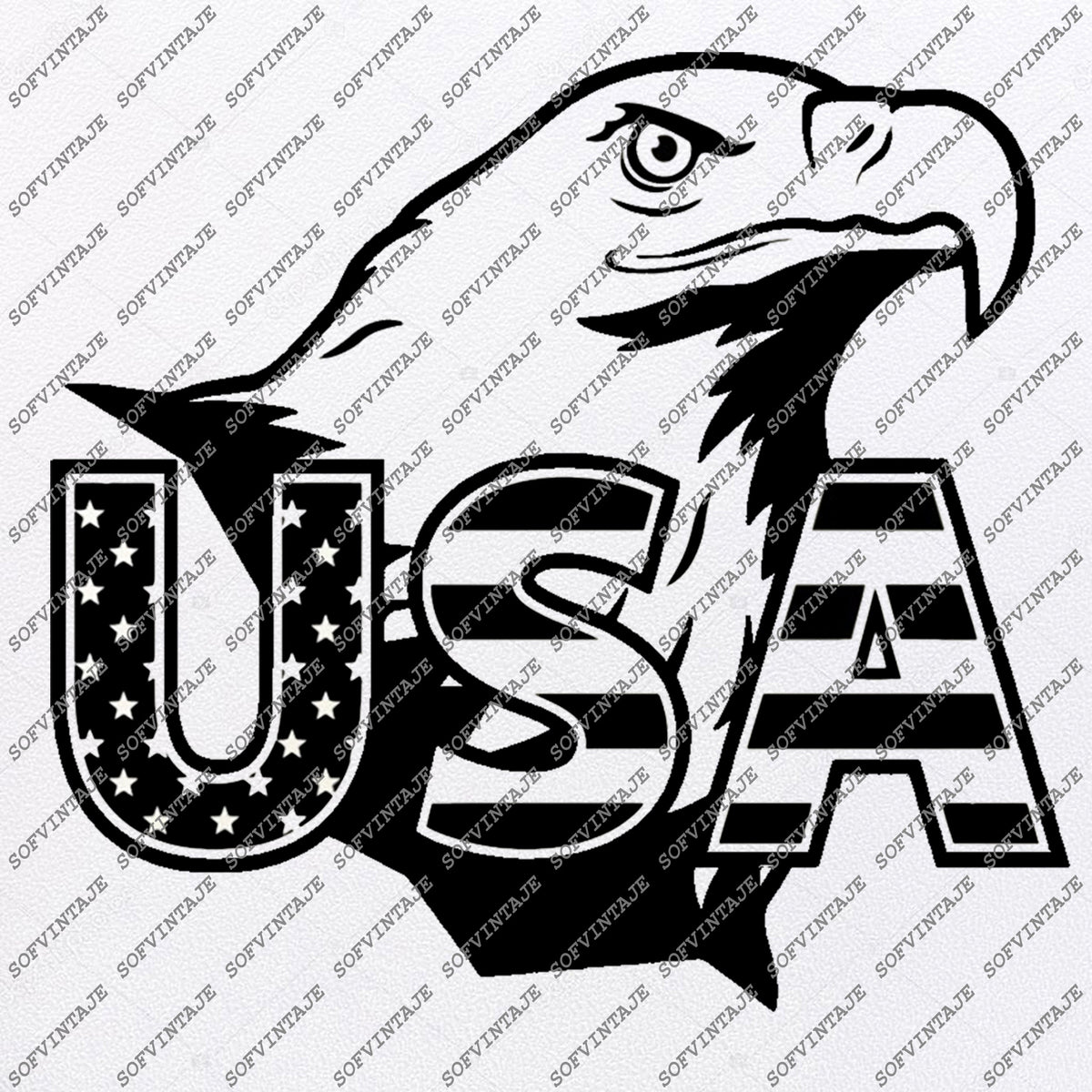 Eagle Usa Flag Svg Files - Usa Flag Svg Design - Eagle ...