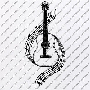 Download Guitar Guitar Music Svg File Electric Guitar Original Svg Design Sofvintaje