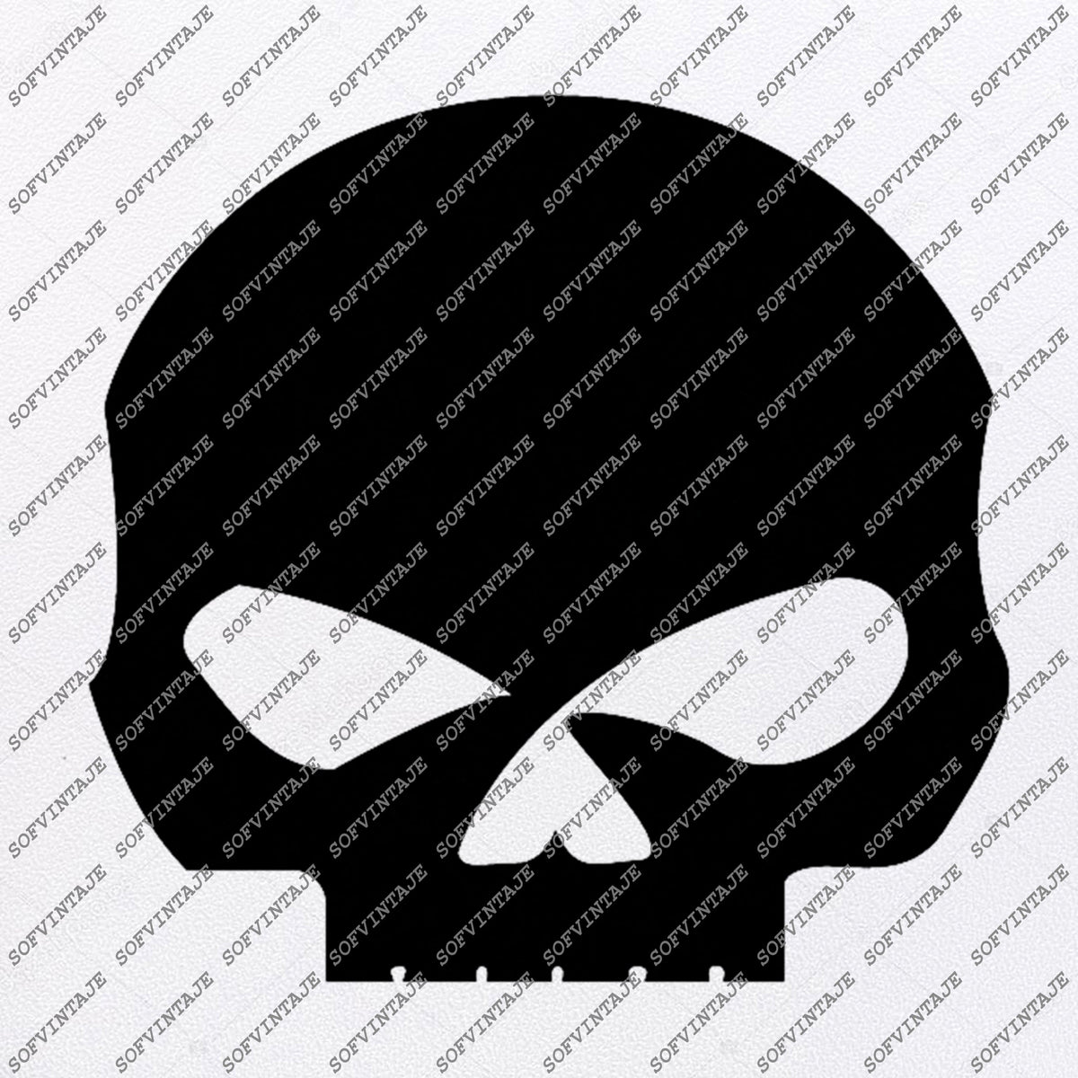 Download Harley Davidson Svg File-Skull Svg Design - Clipart-Motorcycles Svg Fi - SOFVINTAJE