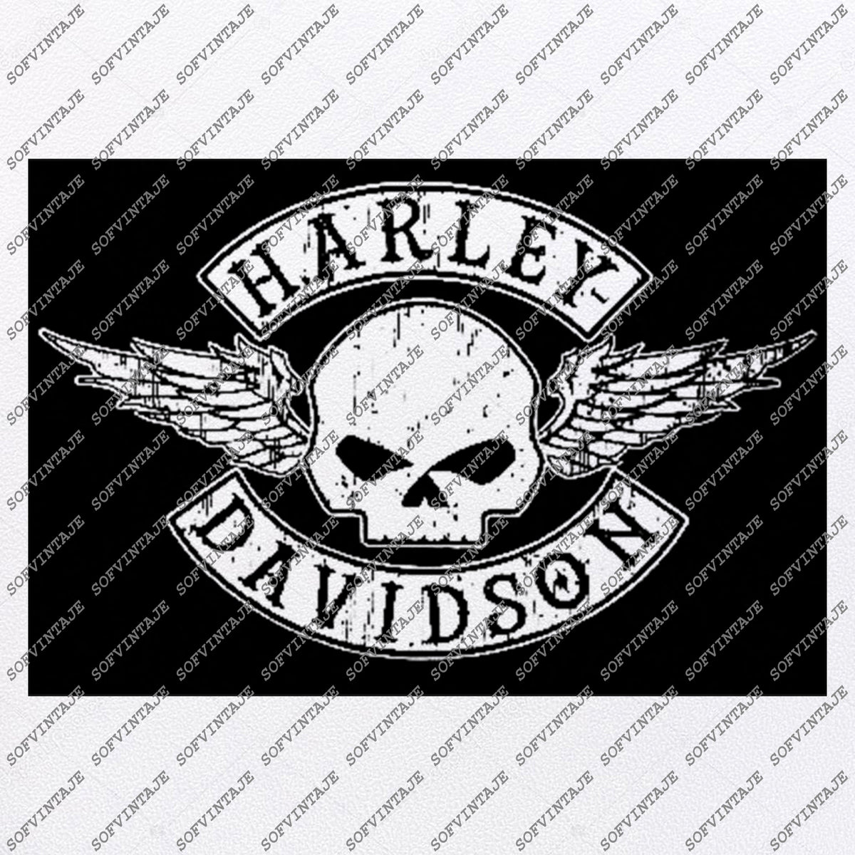 Harley Davidson Svg File-Skull Svg Design - Clipart ...