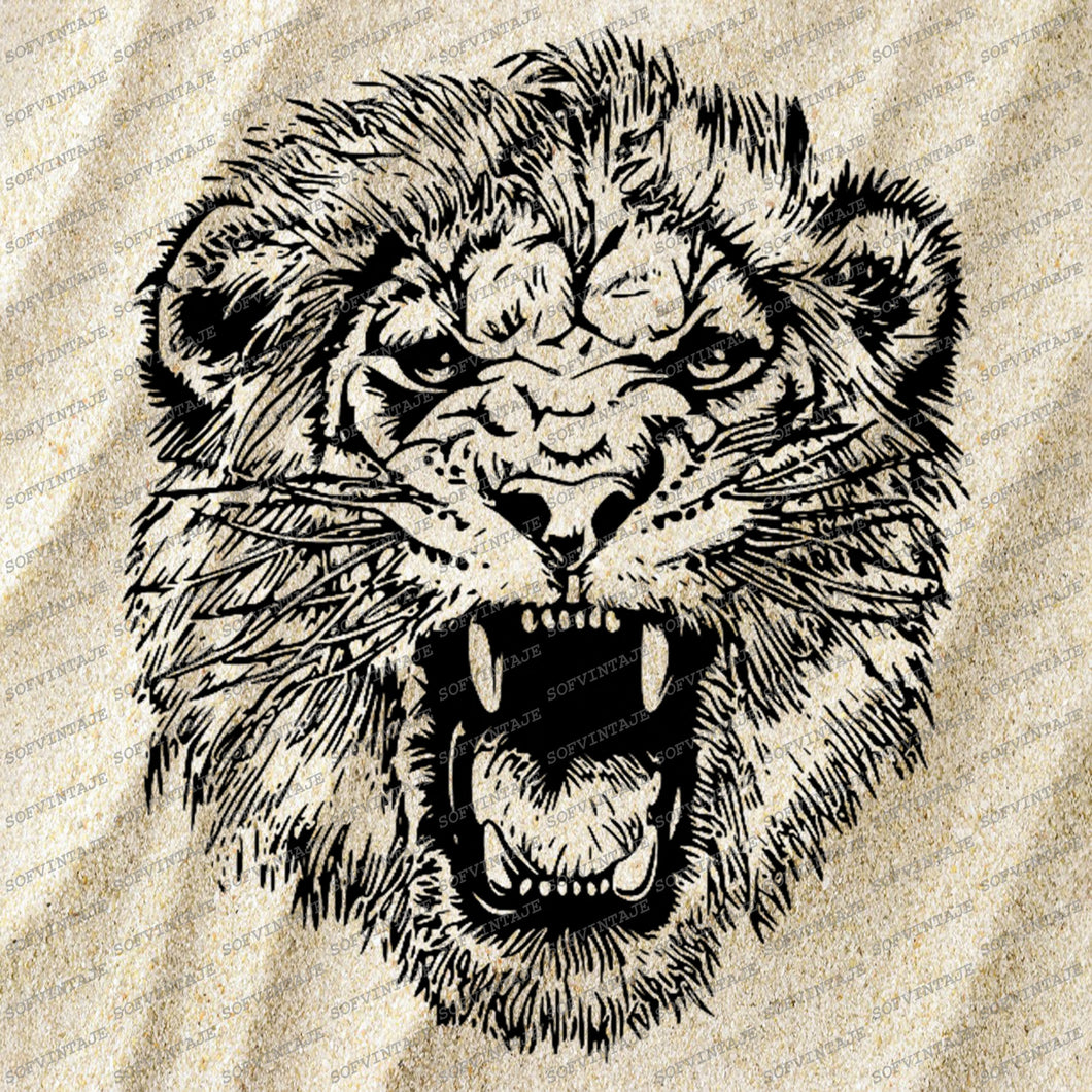 Free Free 264 Lion Head Roar Svg SVG PNG EPS DXF File