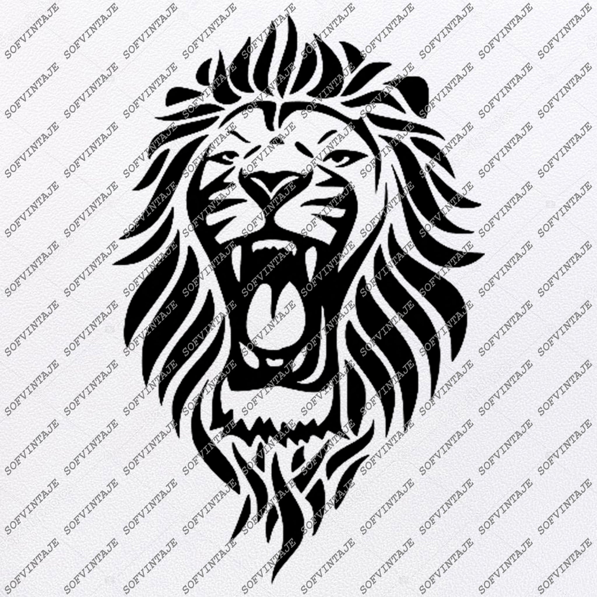 Download Lion Head Svg File Lion Head Original Svg Design Animals Svg Clip Art Sofvintaje
