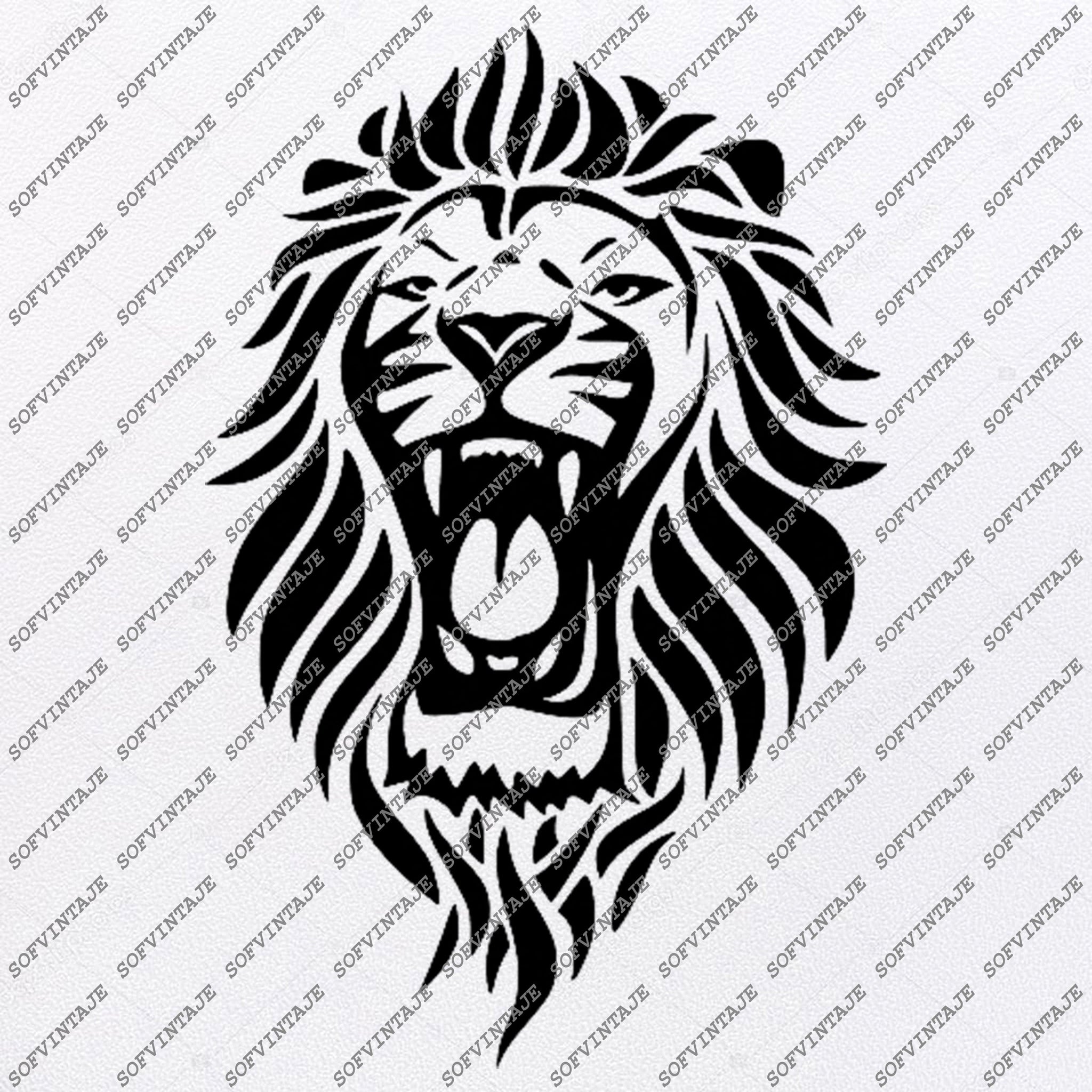 Free Free 140 Lion Head Silhouette Svg SVG PNG EPS DXF File