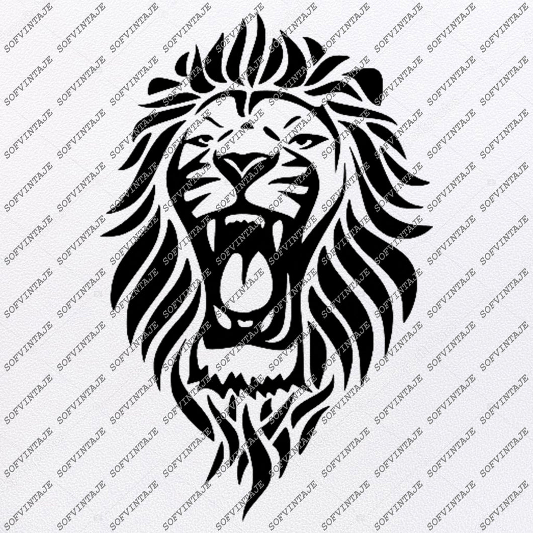 Download Lion Head Svg File-Lion Head Original Svg Design-Animals ...