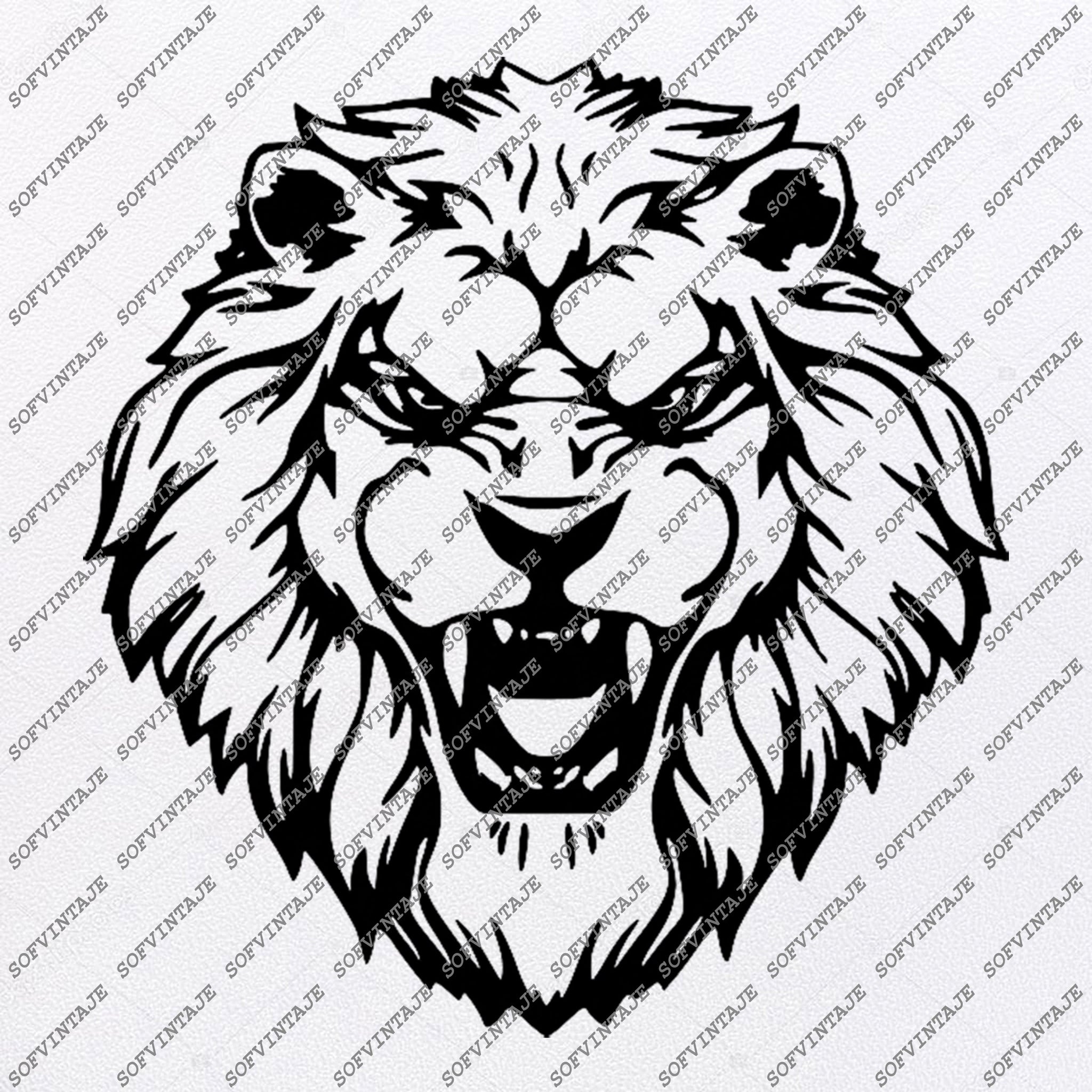 Free Free 281 Cartoon Lion Head Svg SVG PNG EPS DXF File