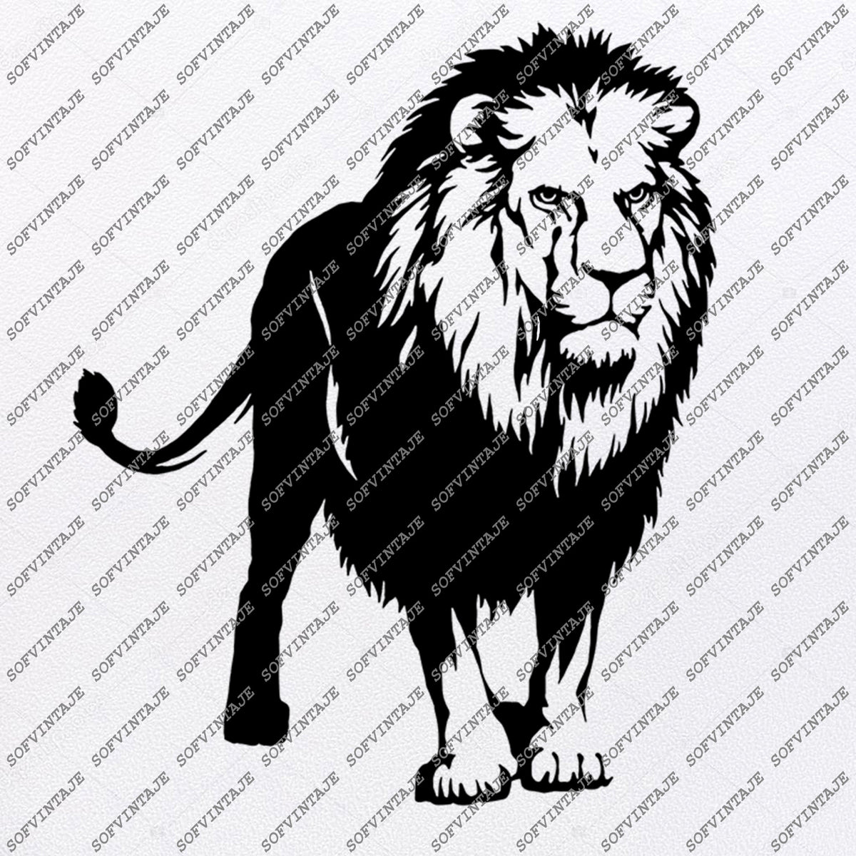 Lion Svg File - Animals Svg - Wild Animals Svg - Lion King ...
