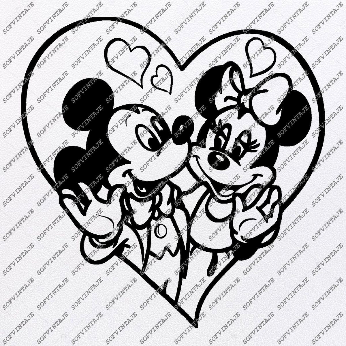 Free Free 68 Mickey And Minnie Love Svg SVG PNG EPS DXF File