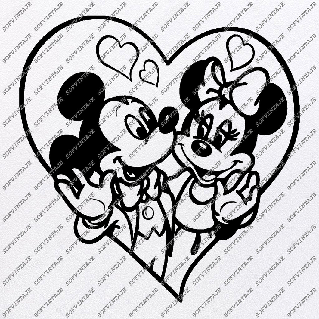 Mickey And Minnie Svg Files - 124+ DXF Include