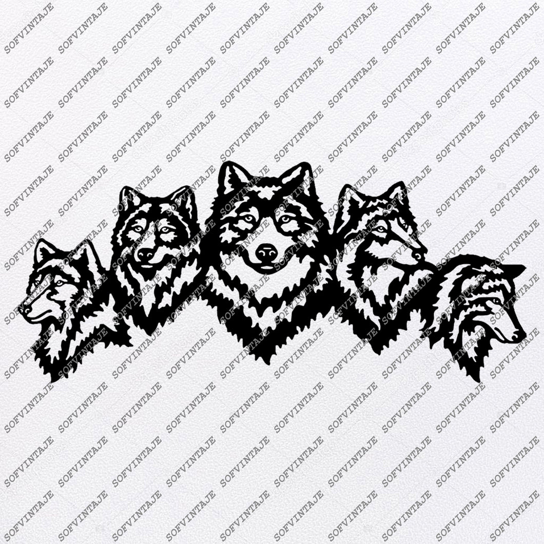 Download Wolf Svg File - Wolf Svg Design - Wolf Clipart - Animals ...