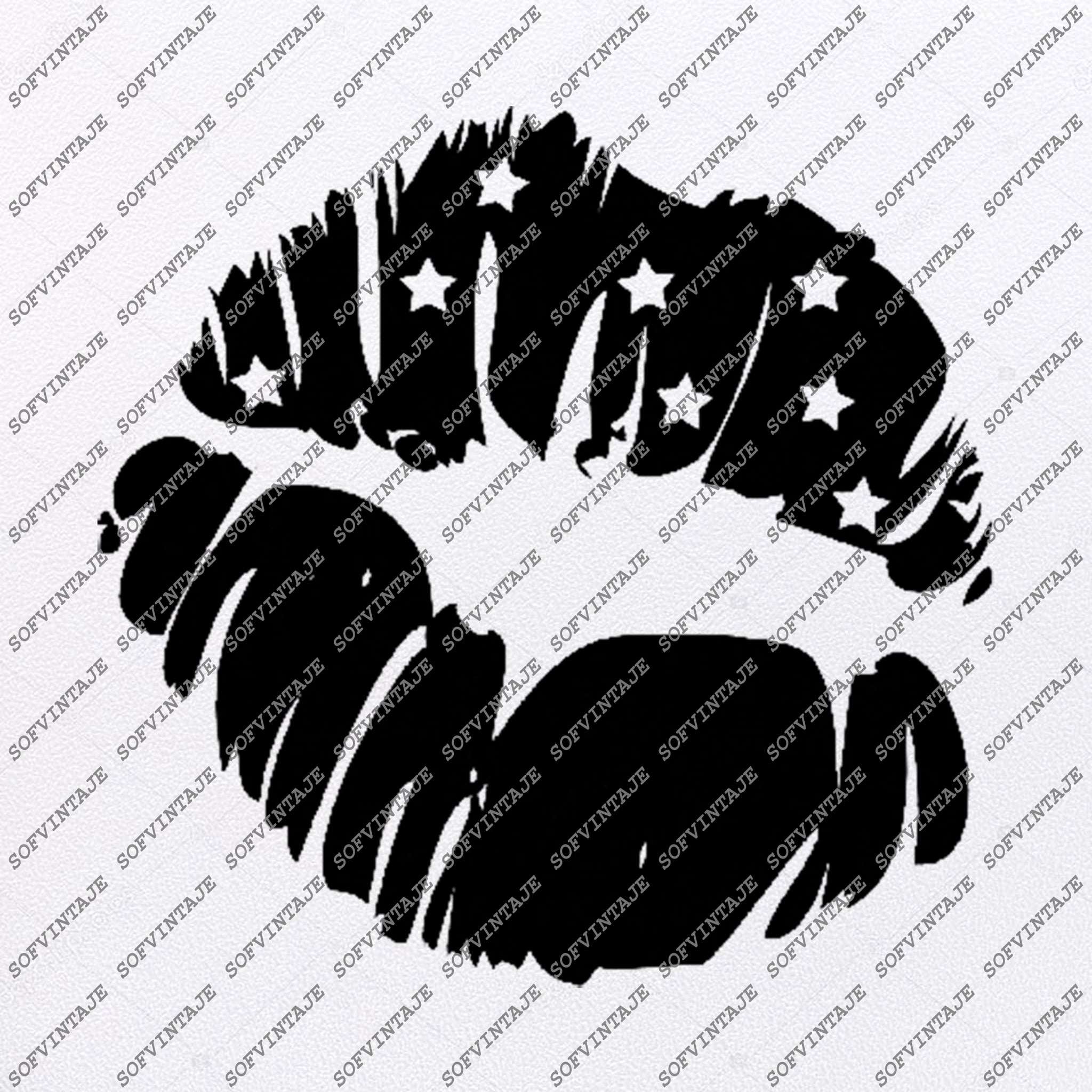 American Flag Lips Svg File Lips Original Design Lips Clip Art Lips S Sofvintaje