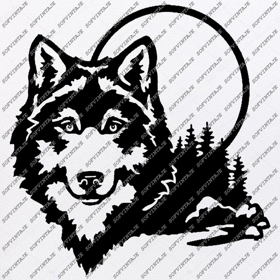 Download Wolf Svg Files - Wolf Silhouette - Animal Svg - Wolf Png - Clipart - S - SOFVINTAJE