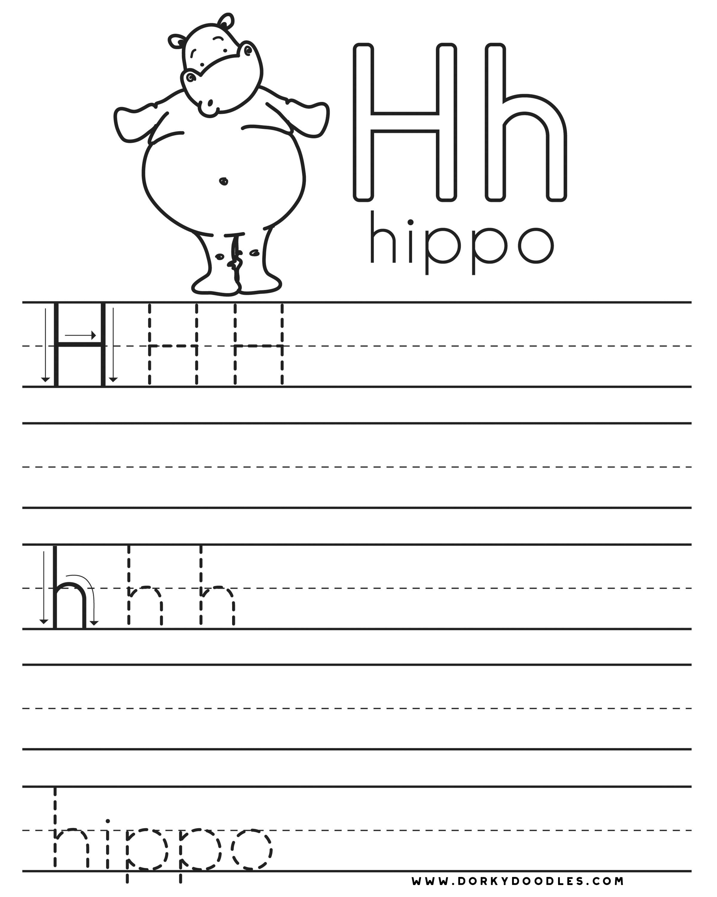 worksheets-for-letter-h