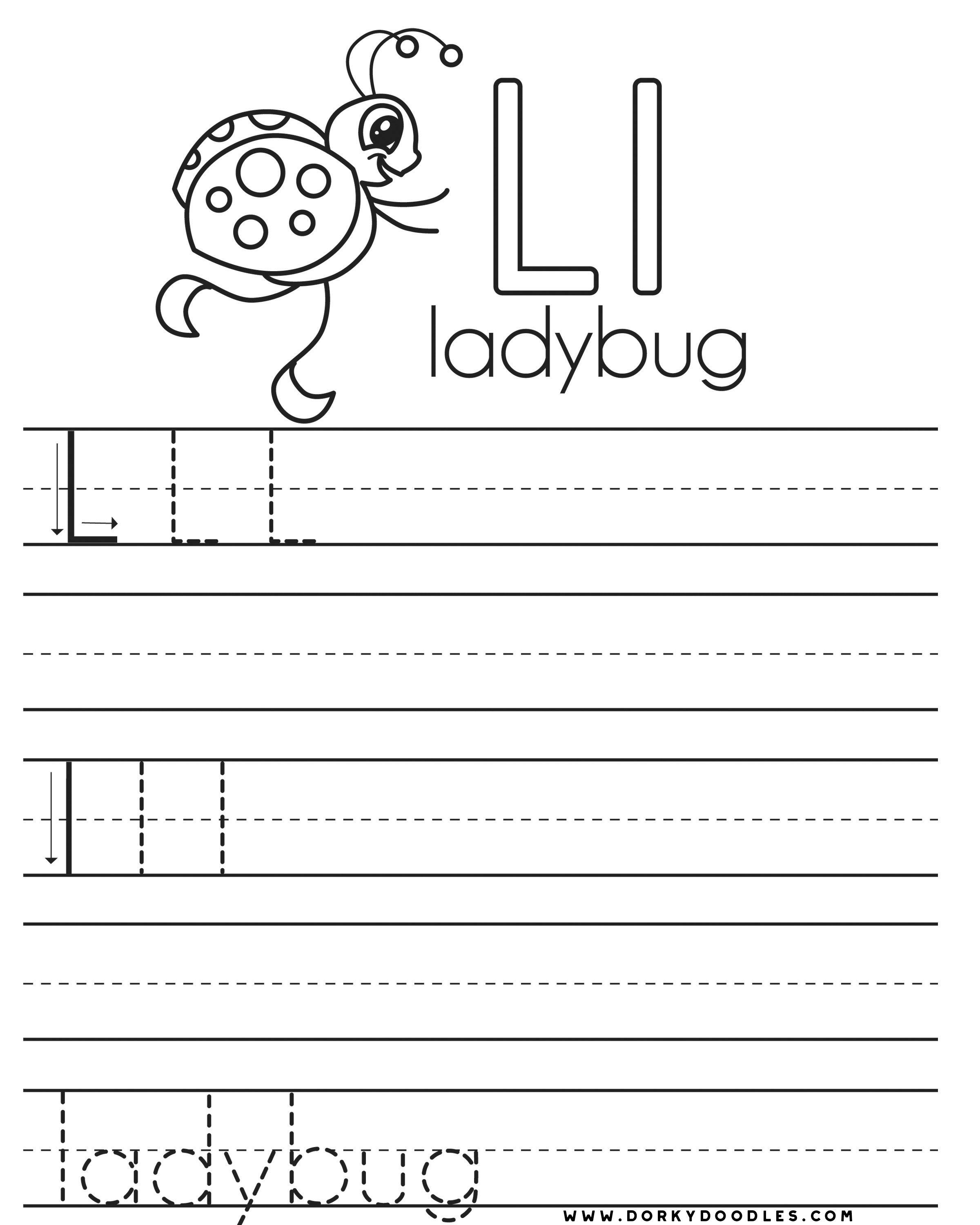 Free Printable Letter L Worksheets Printable Templates