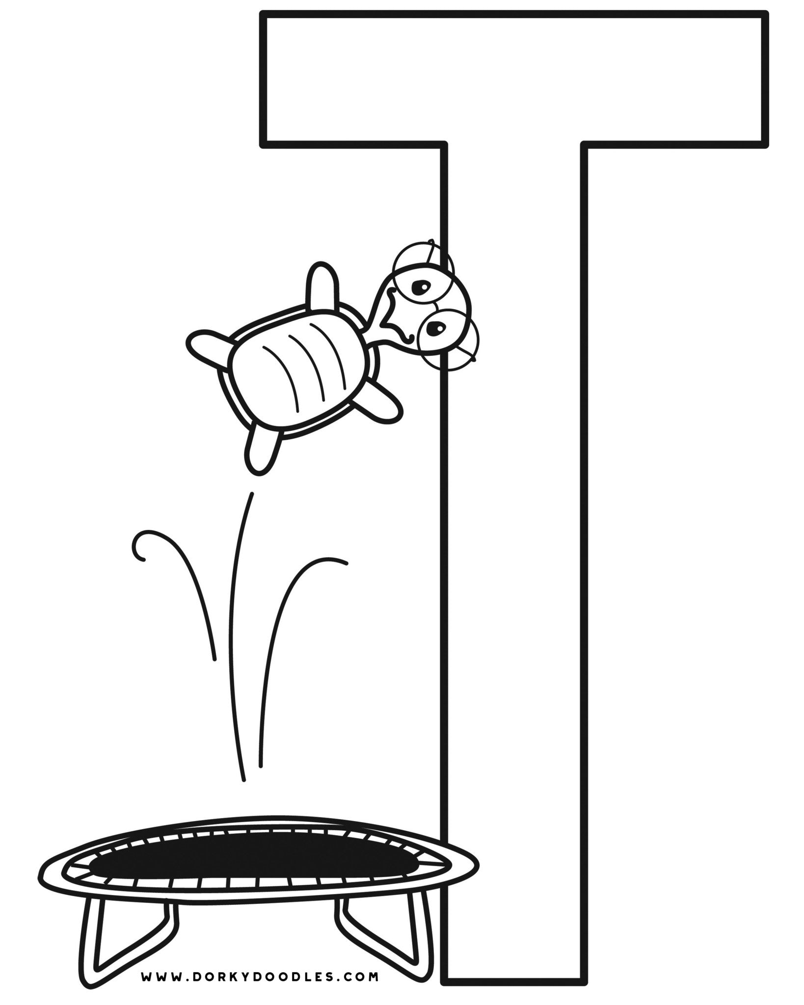 writing coloring page