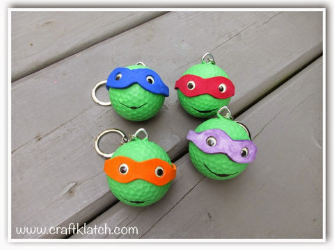 TMNT keychain DIY