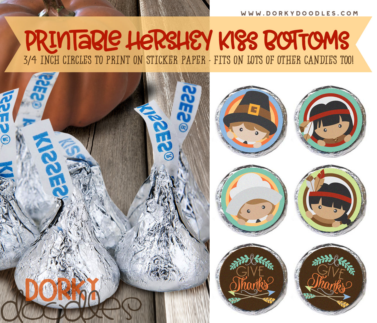 hersheys kiss printable