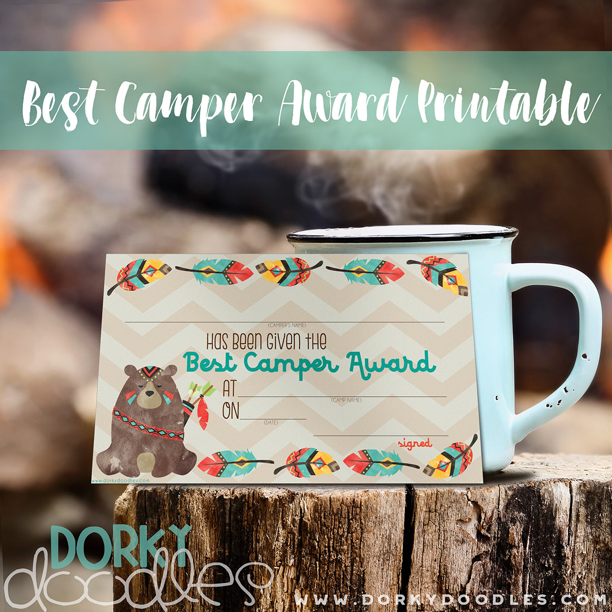 best camper award printable