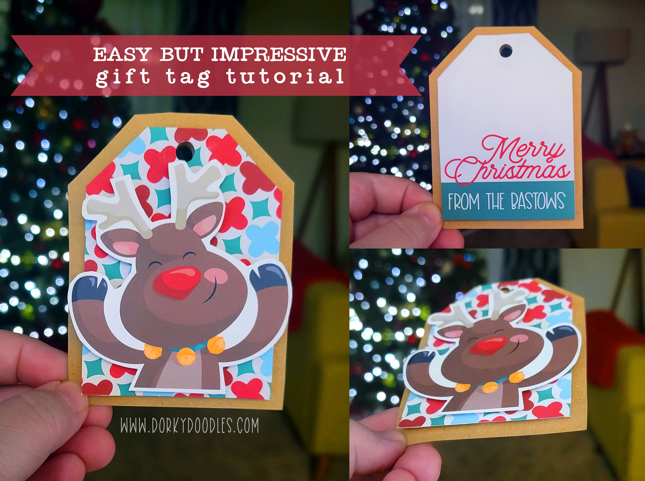 Easy 3-D tag tutorial to impress your friends and family