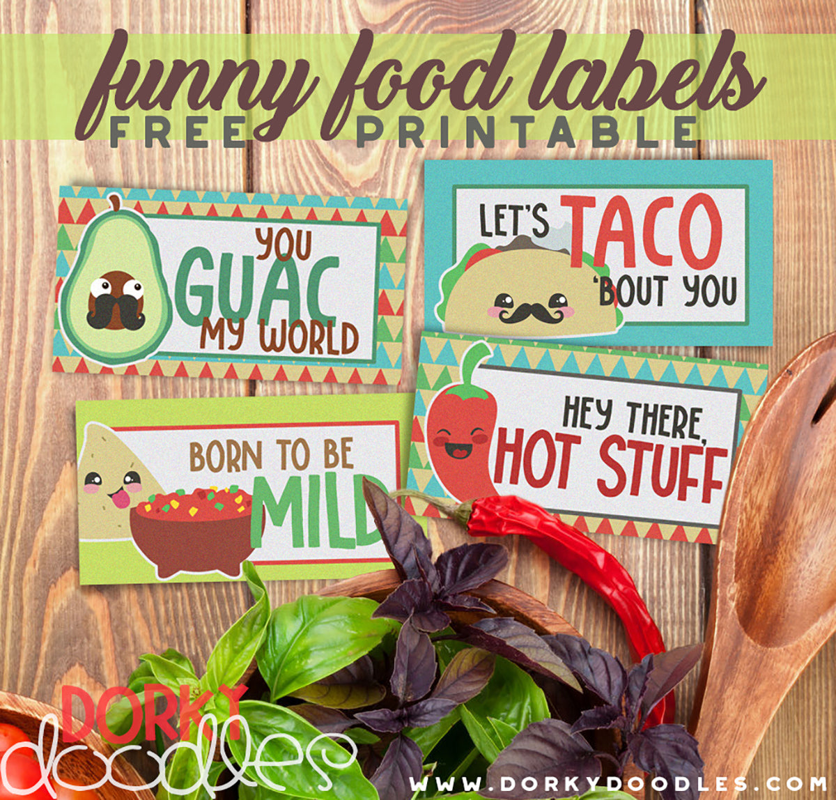 Cinco de Mayo food label printable