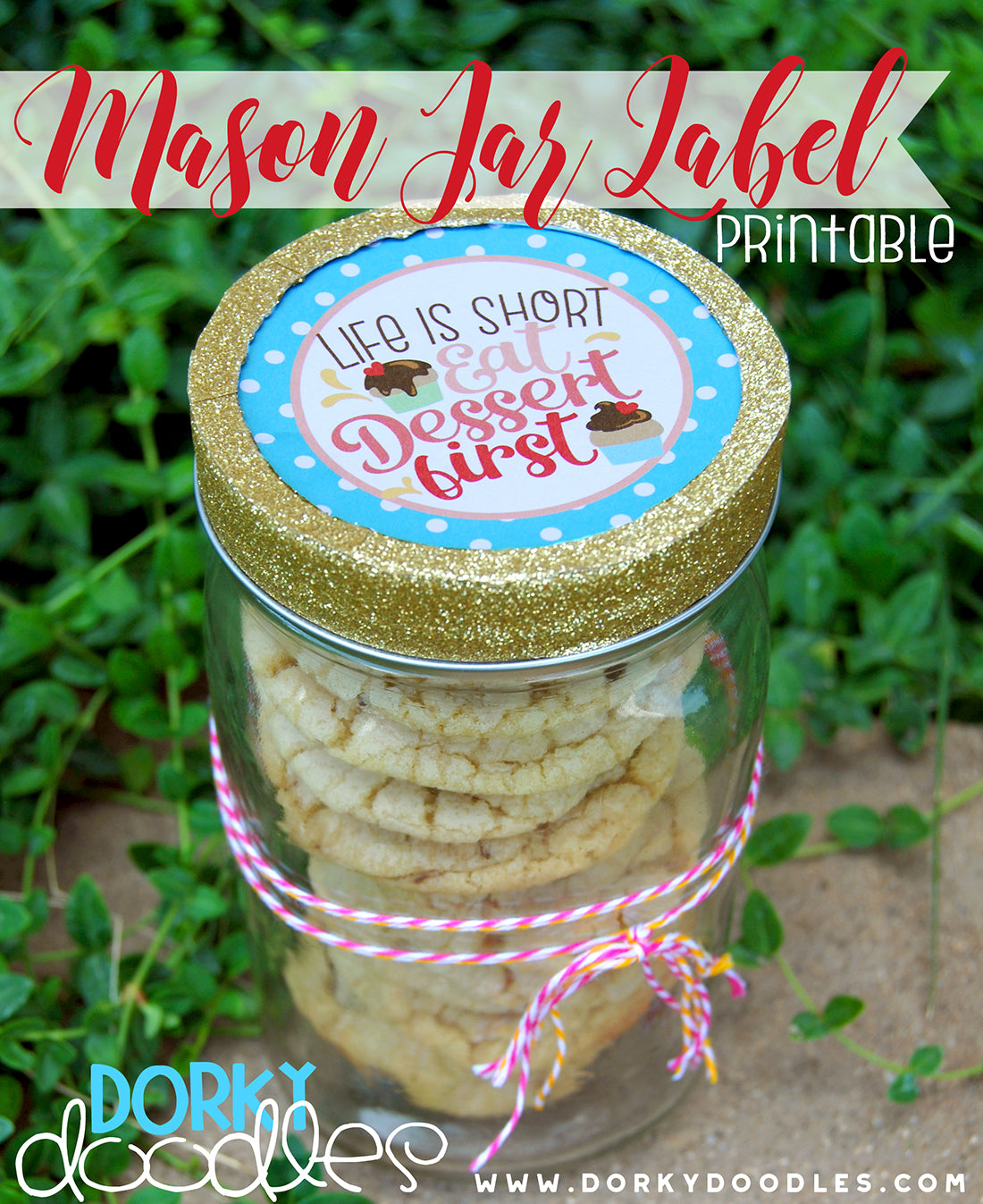 mason jar lid label printable