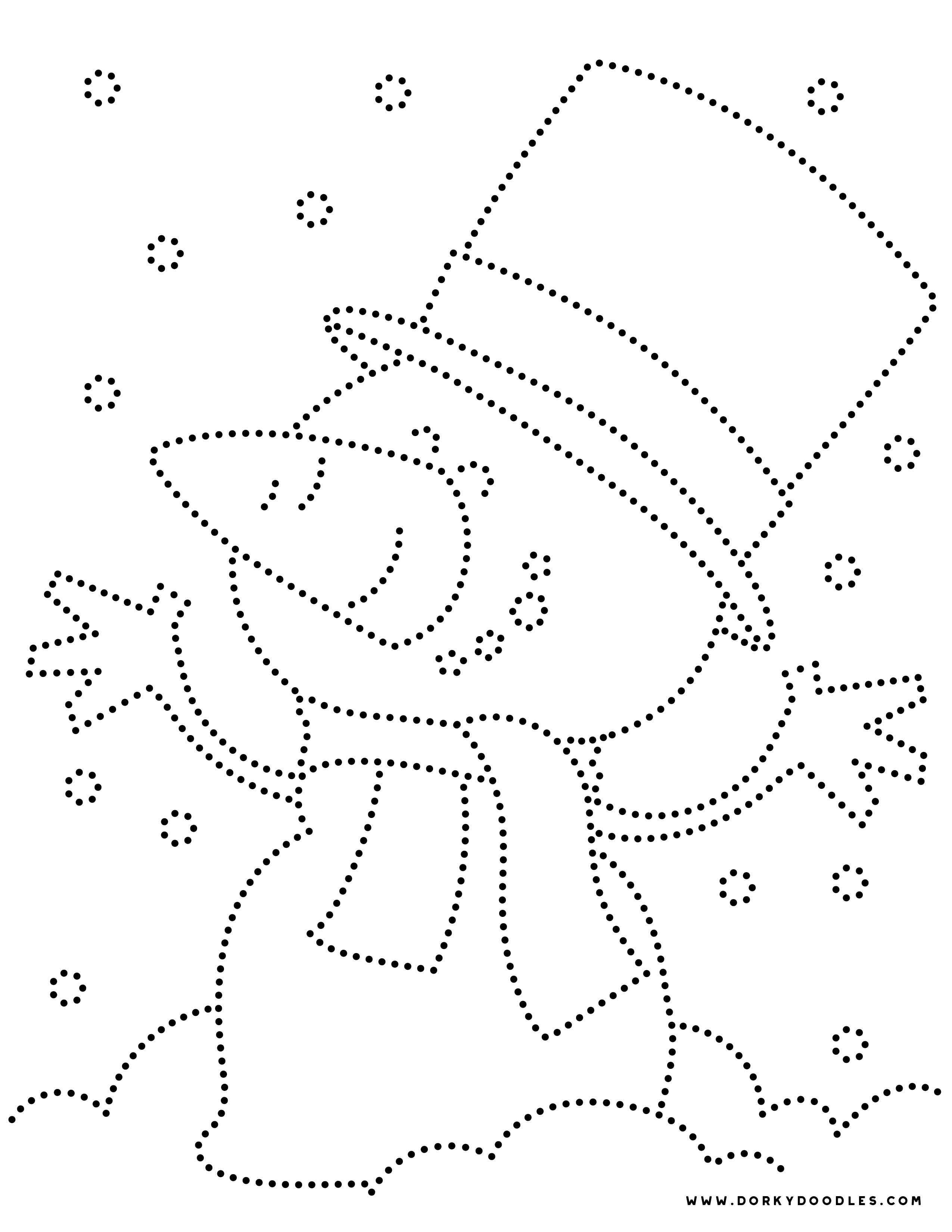 free snowman Christmas art template