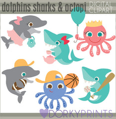 Sea Creatures Clipart