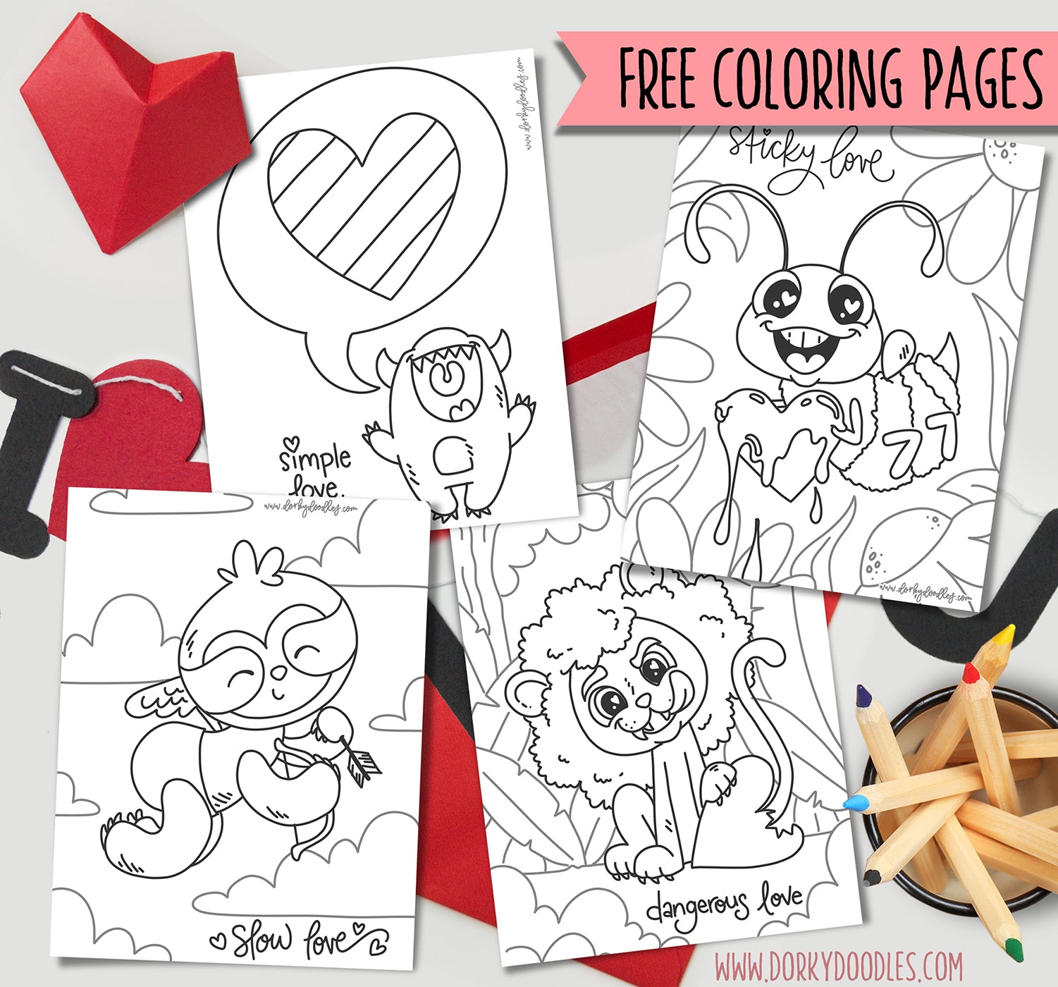 cute valentines day coloring pages for kids