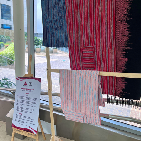 Handwoven textiles by Indigenous Enabel Craft