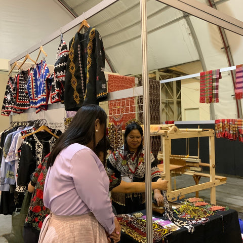 t'boli textiles at LIKHA at the Philippine International Convention Center