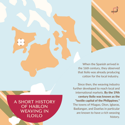 a short history of hablon weaving in iloilo province which used to be known as the textile capital of the Philippines back in the 19th century