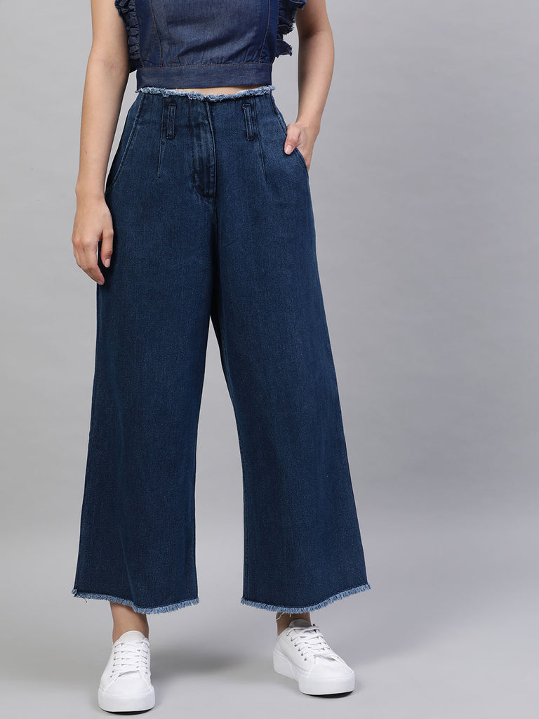 Denim Parallel Trousers – STREET NINE FASHIONS