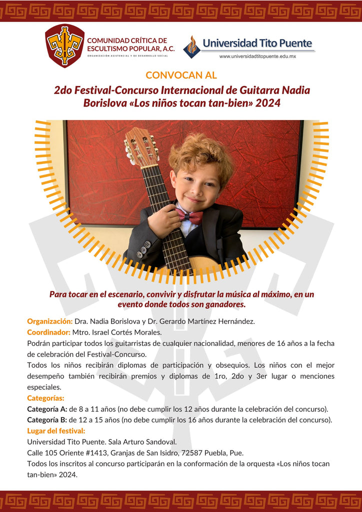 Concurso de Guitarra Los niños tocan tan-bien 2024 1