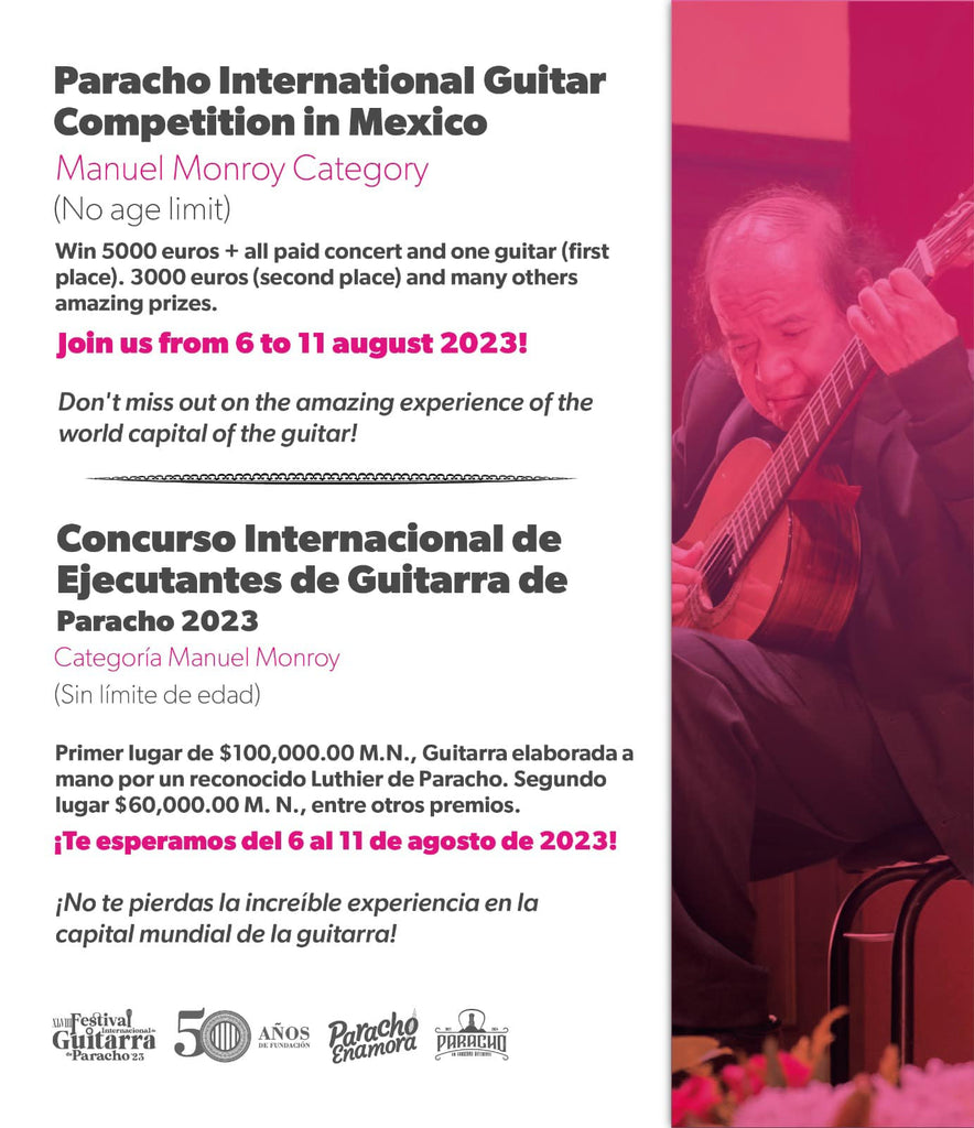 Concurso Internacional de Guitarra Paracho 2023 Manuel Monroy